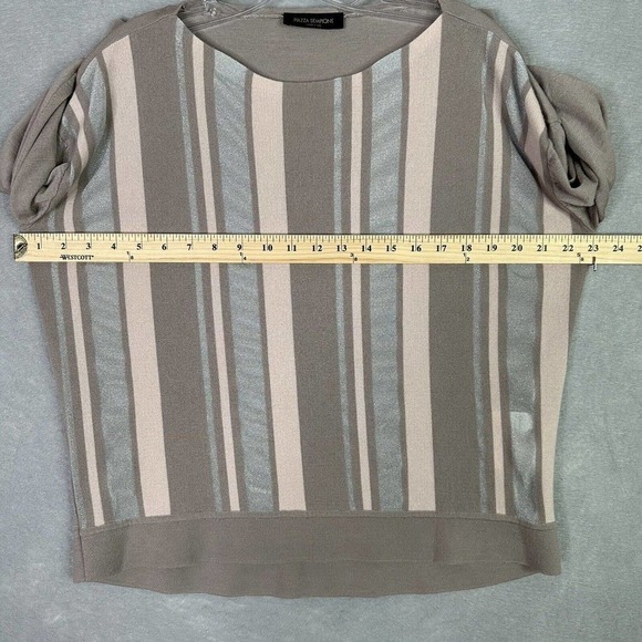 Piazza Sempioni Wool Silk Sweater Women Sz 10 Italian Quality Quiet Luxury - Picture 14 of 16